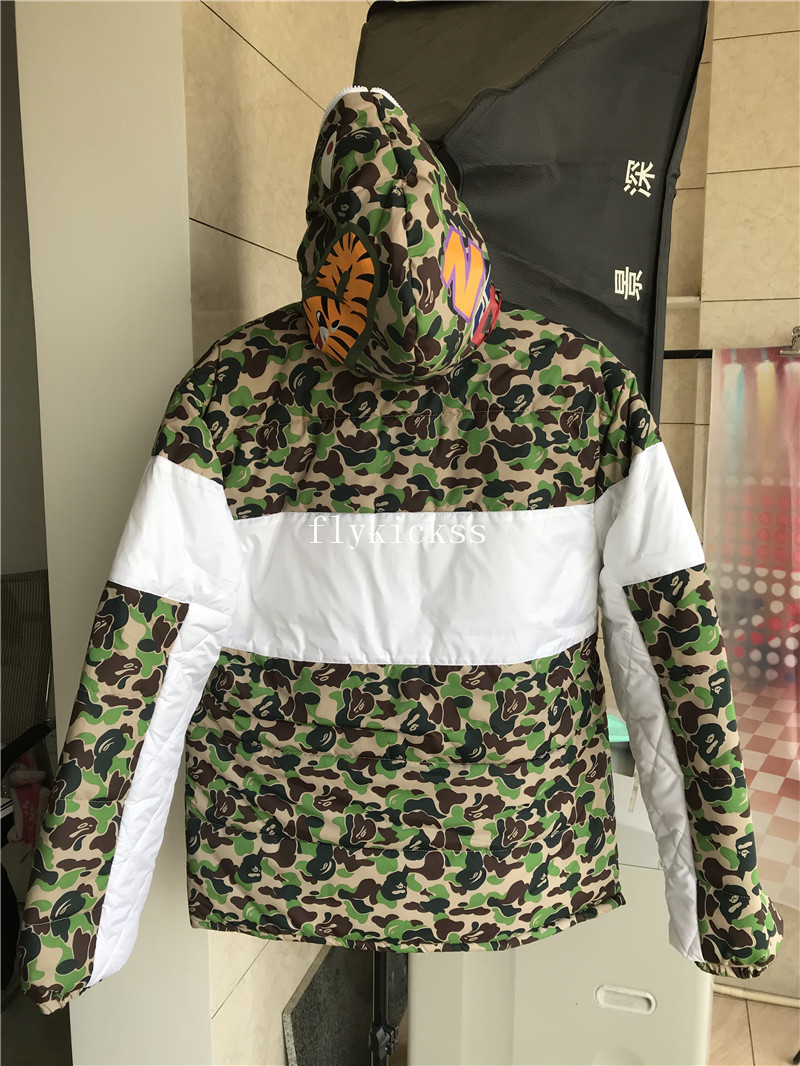 Adidas X Bape Shark Hoodie Coat